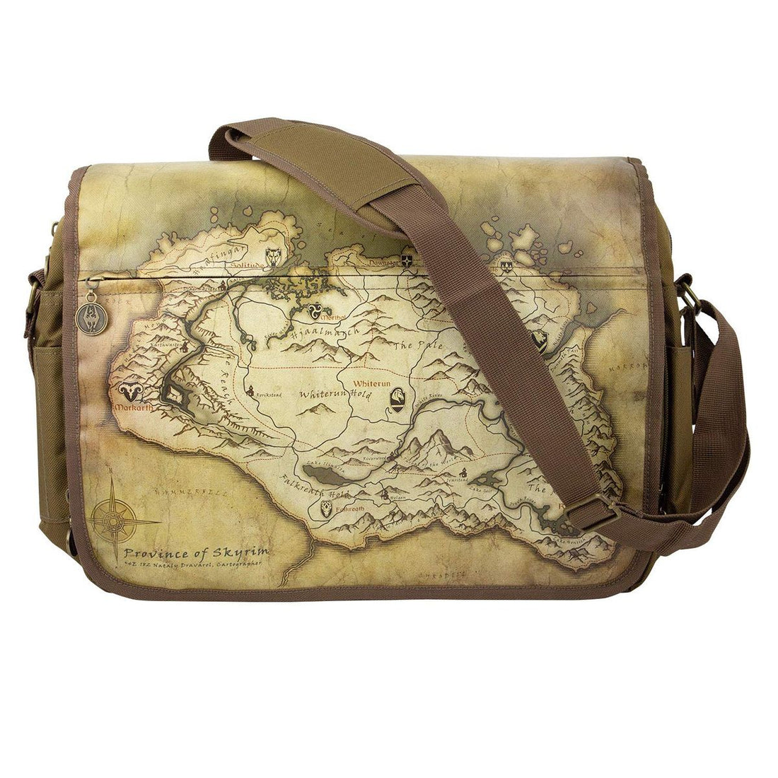 Skyrim Messenger Bag Umhaengetasche Karte