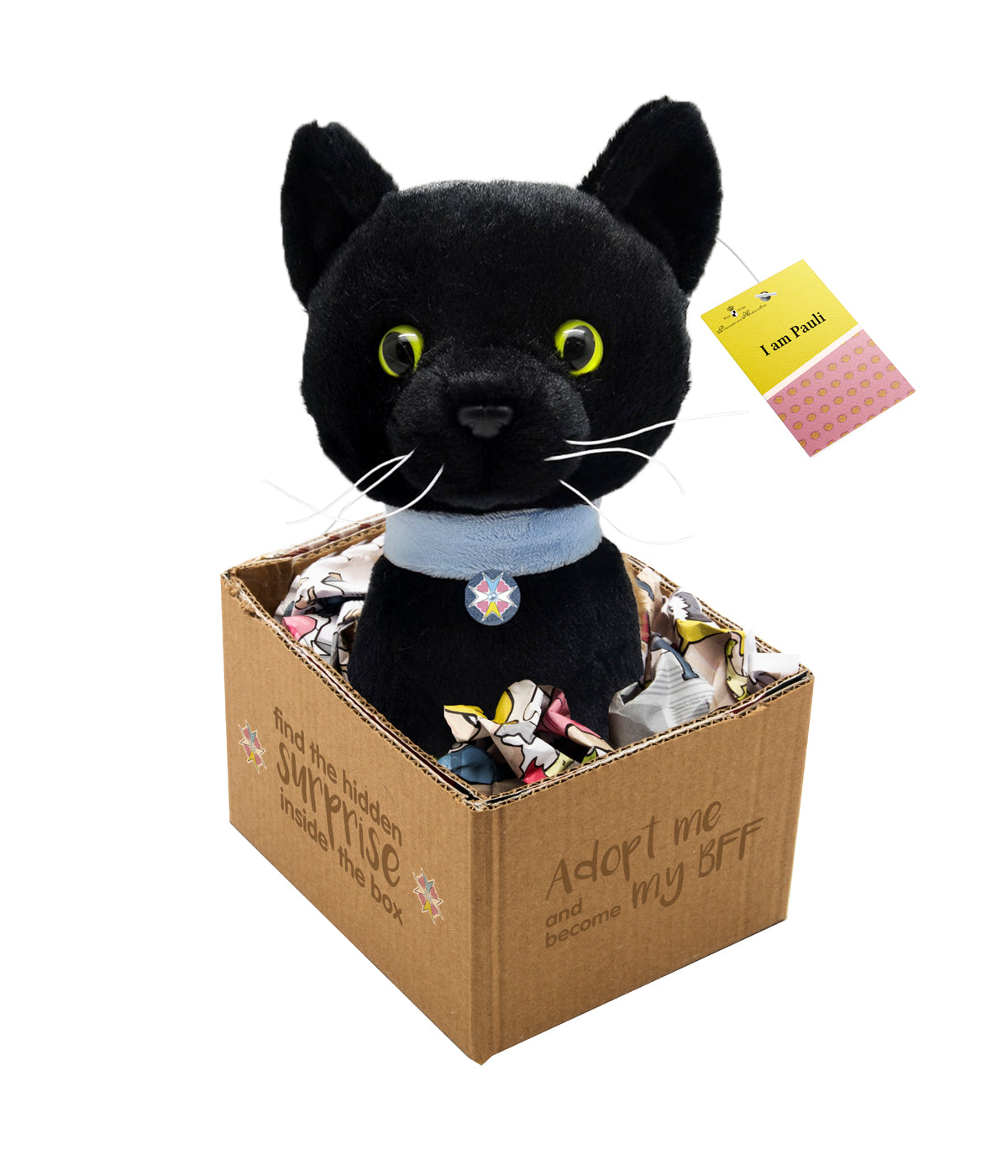 Pauli adoptiere Plüschtier Katze