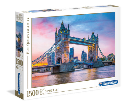 Hochwertiges Puzzle Sonnenuntergang Tower Bridge