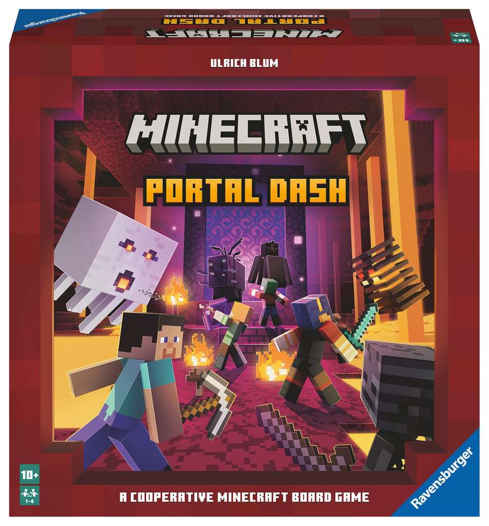 Minecraft Portal Dash Brettspiel