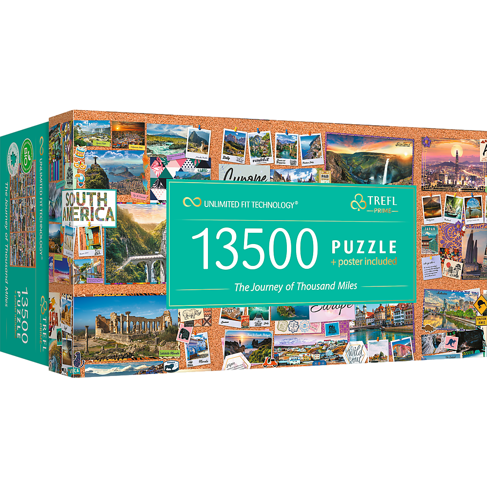 Tausend Meilen Puzzle Teile