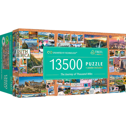 Tausend Meilen Puzzle Teile