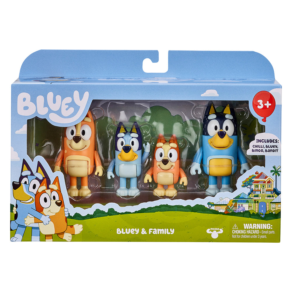 Bluey Familie Spielfiguren Sortiment