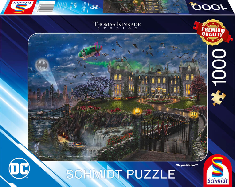 Warner DC Wayne Manor Puzzle