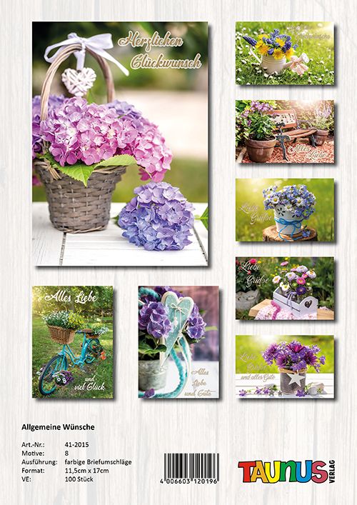 Grußkarten Motive Stückzahl Wünsche