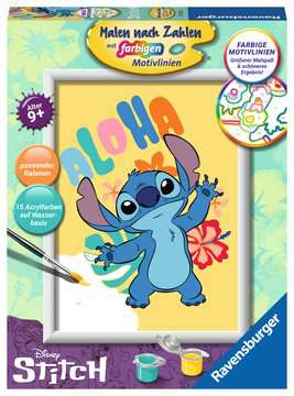 Disney Stitch Malen Zahlen