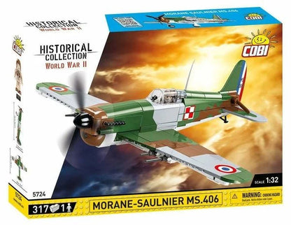 COBI-5724 Konstruktionsspielzeug Historical Bausatz Morane Saulnier MS.406