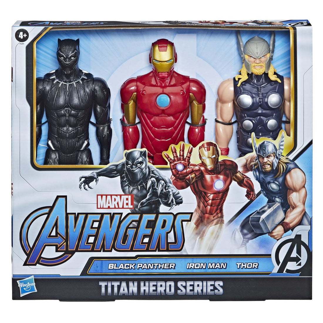 Hasbro F5291 Marvel Avengers Titan Heroes Actionsfiguren Set