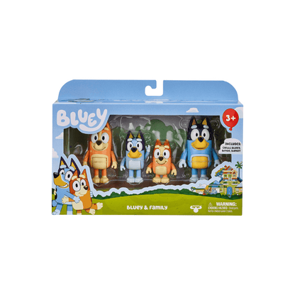 Bluey Familie Spielfiguren Sortiment