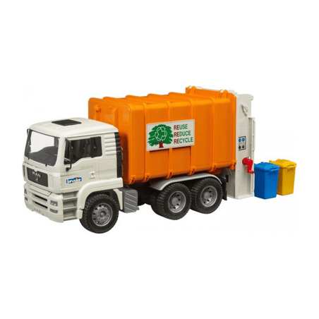 Bruder MAN TGA Müllwagen Hecklader
