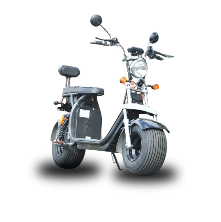 Coco Bike Fat E-Scooter 40 km/h, 45 km Reichweite - Schwarz