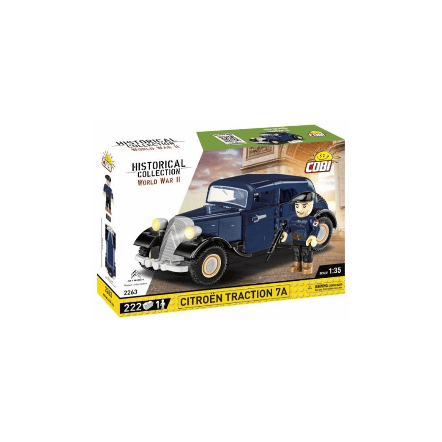 Cobi 2263 Konstruktionsspielzeug WWII: 1934 Citroen Traction 7A