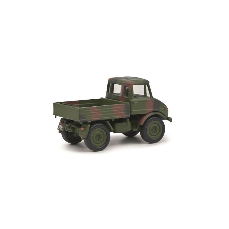 Schuco 452658900 Unimog U406 Bundeswehr, 1:87 Modellauto