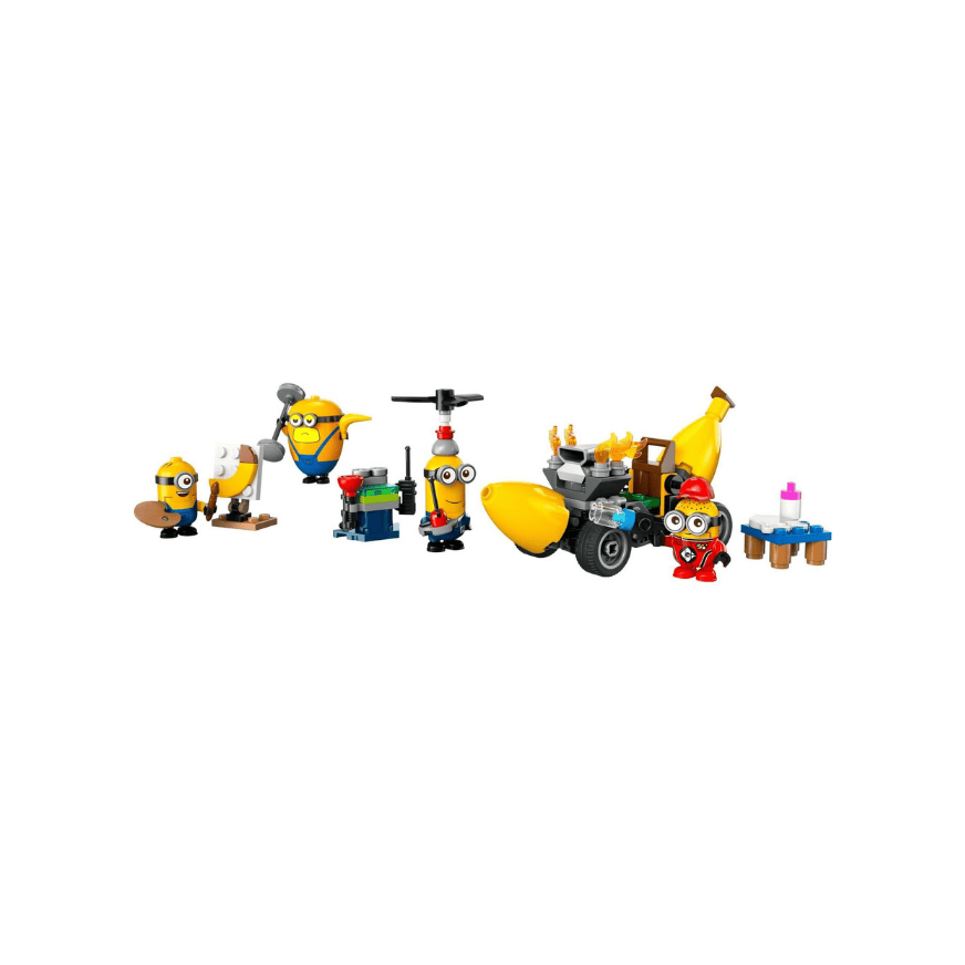 LEGO Minions Despicable 4 75580 Minions und das Bananen Auto (136 Teile)
