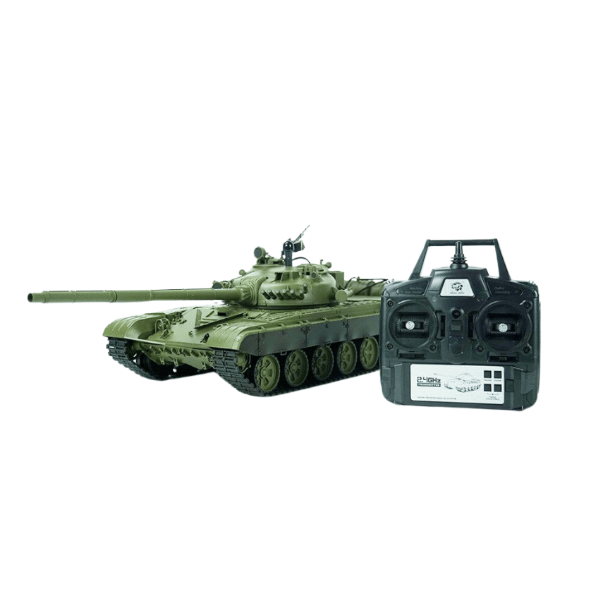 RC Panzer T-72 Heng Long V7.0 - 2.4GHz, Rauch &amp; Sound, Stahlgetriebe, 1:16 ERA