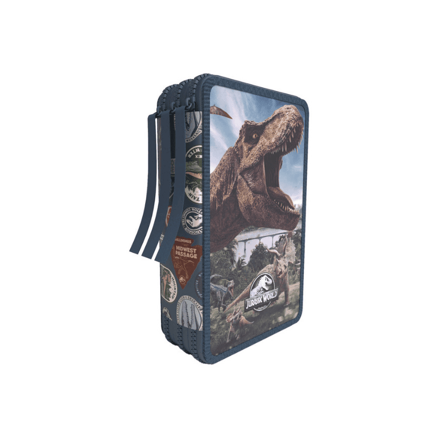 Jurassic World 3-Fach Federtasche