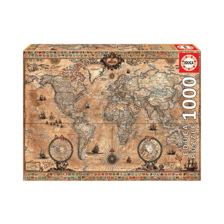 Educa Puzzle Antike Weltkarte Teile