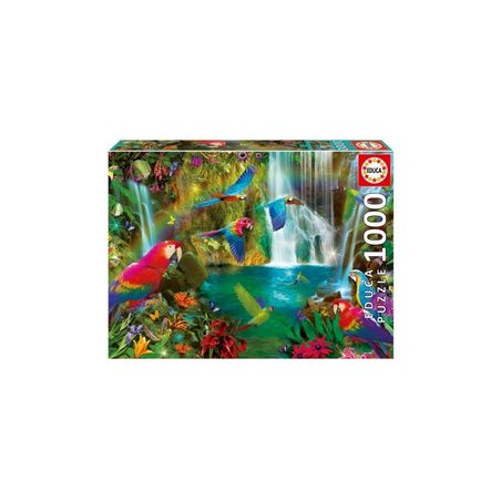 Educa Puzzle Tropical Parrots Teile