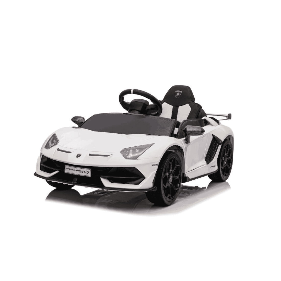 Elektro Kinderauto Lamborghini Aventador SVJ - Weiß