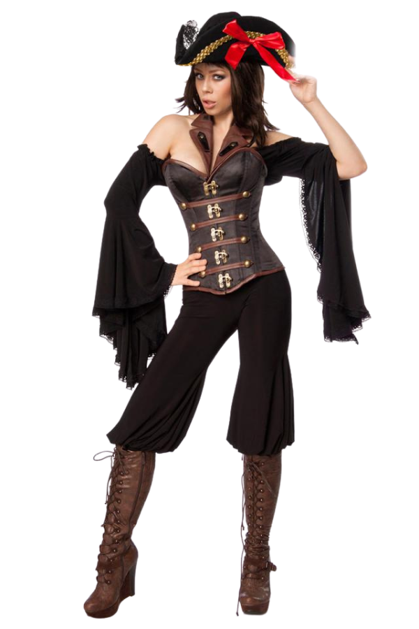 Female Pirate Kostümset - Stilvoll die Meere erobern