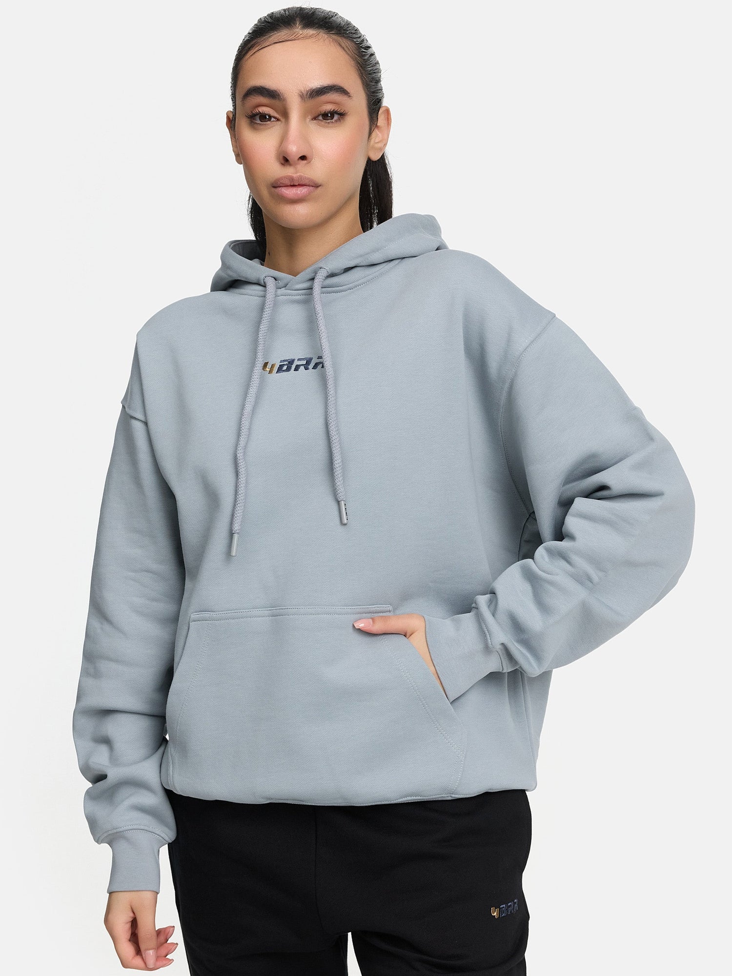Premium Hoodie Grau - 4BRA