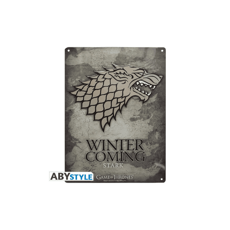 Game Thrones Stark Metall Emblem
