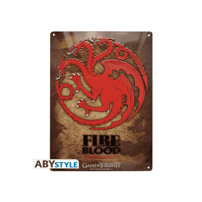 Game Thrones Targaryen Metall Emblem