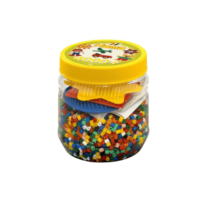 HAMA Bügelperlen Midi gelb Stiftplatten