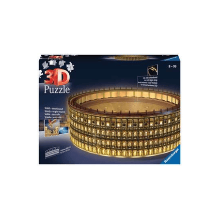 Kolosseum Nacht 3D Puzzle Teile