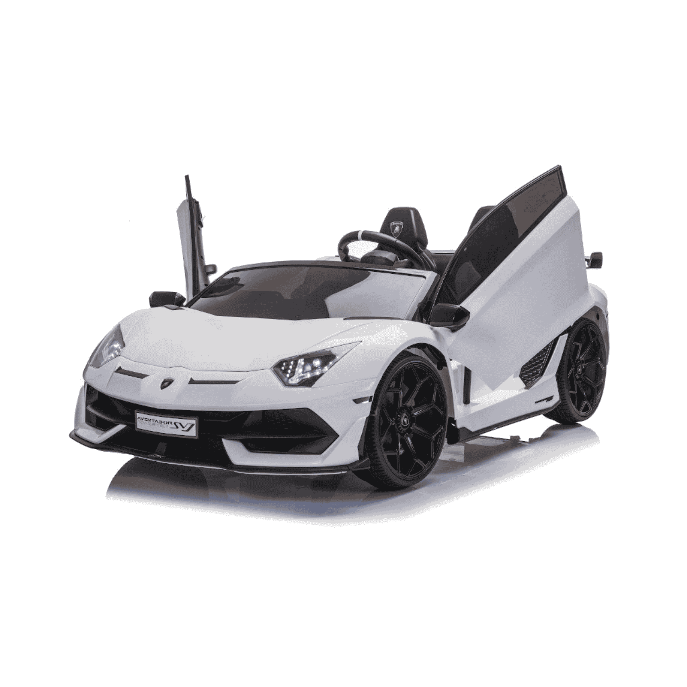 Lamborghini Aventador SVJ Kinder Elektroauto - Weiss