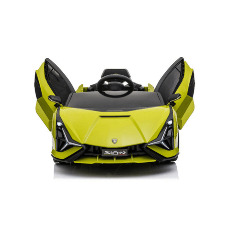 Lamborghini Sian Kinderauto - 12V, Ledersitz, Fernsteuerung Fluegeltuer