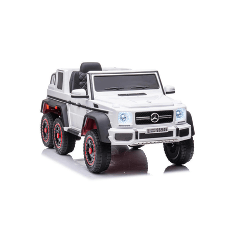 Mercedes G63 AMG 6x6 Elektro Kinderauto - 12V - Weiss