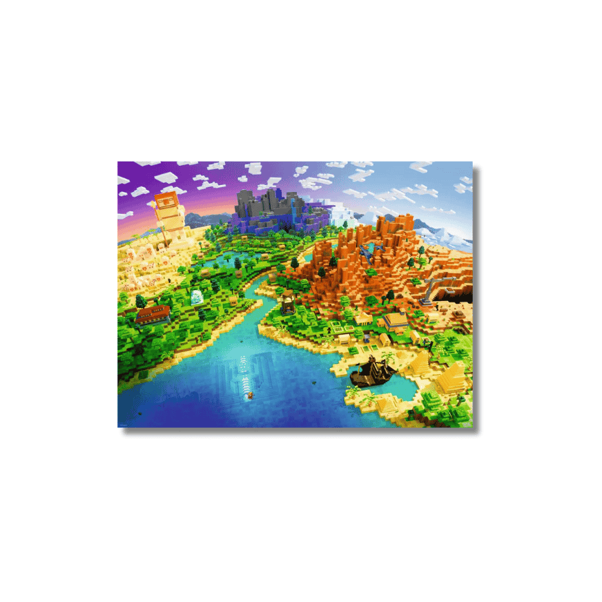 Minecraft Puzzle Teile