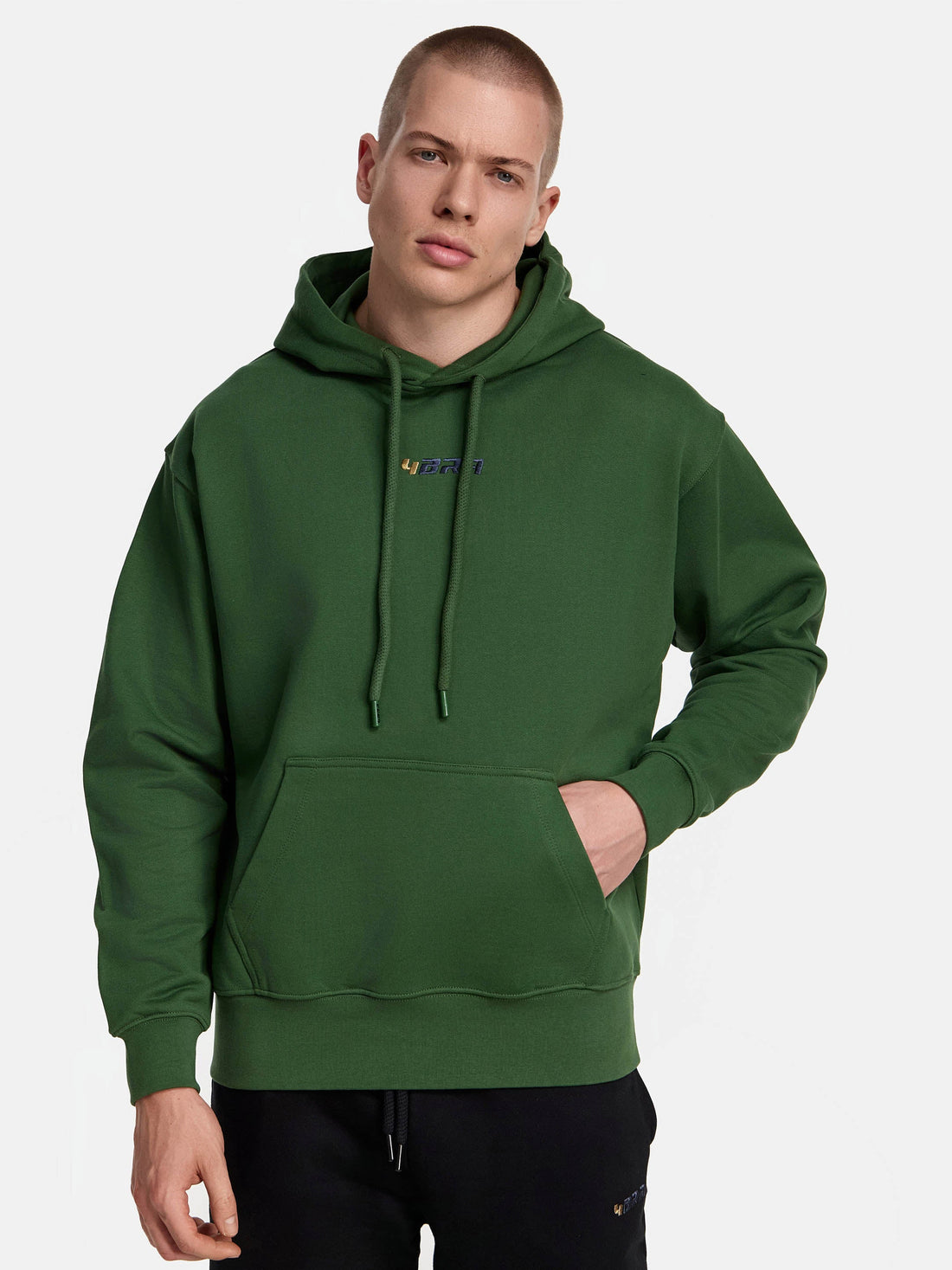 Premium Hoodie Grün - 4BRA