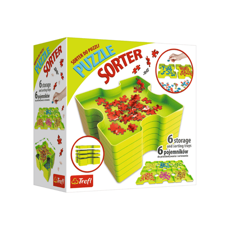 Puzzle Sortierer sechs Boxen