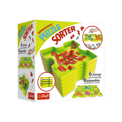 Puzzle Sortierer sechs Boxen