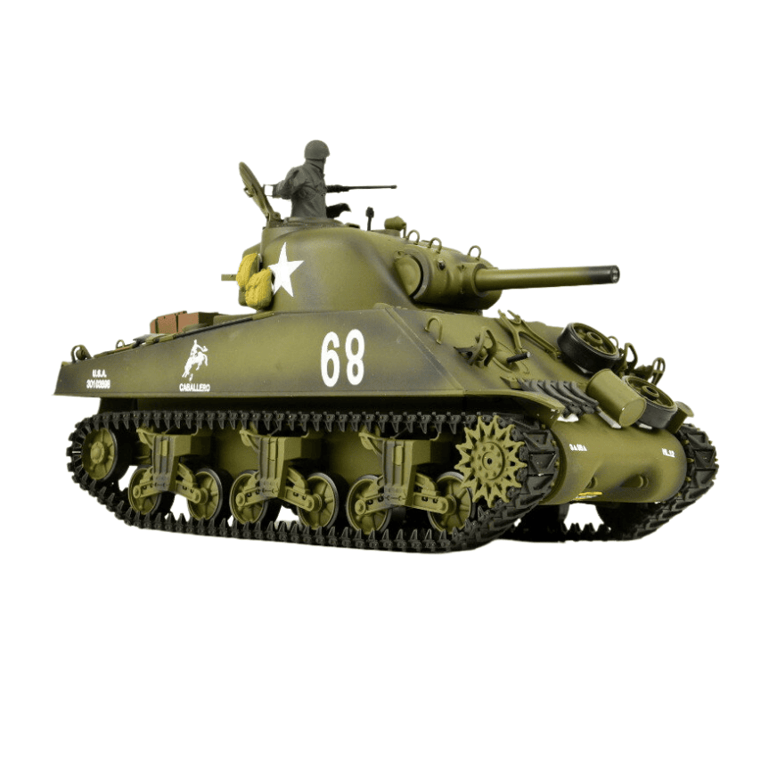 RC Panzer US M4A3 Sherman Heng Long 1:16 Pro