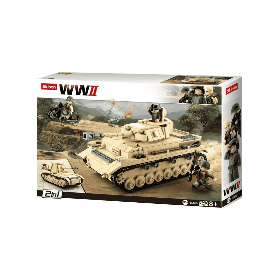 Sluban Army WWII Deutscher Panzer