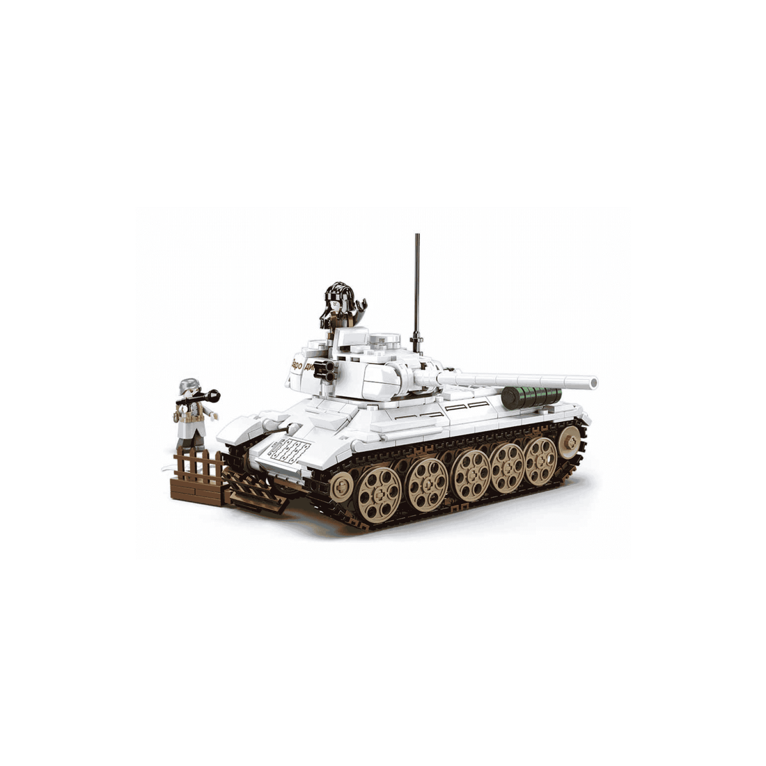 Sluban M38-B0978 Army Battle of Budapest Medium Panzer (weiß)