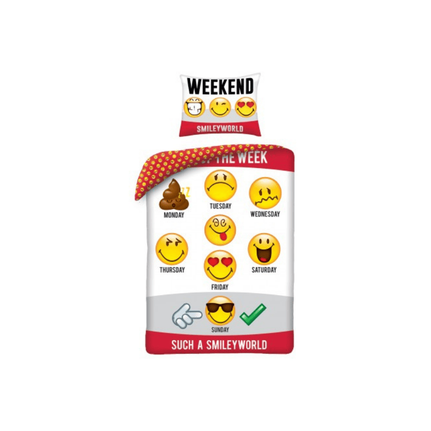 Smiley Bettwäsche Garnitur