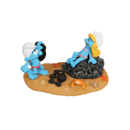 Schlumpfine mit Muskelschlumpf Figur