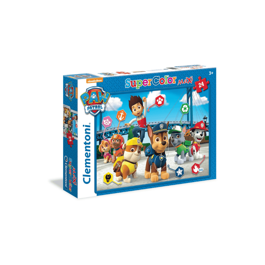Clementoni 24049 24 Teile Maxi Puzzle Paw Patrol