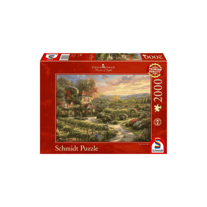 Thomas Kinkade In den Weinbergen 2000 Teile Puzzle