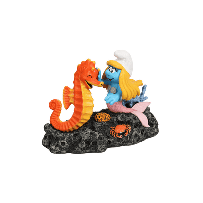Schlumpfine mit Seepferdchen Figur