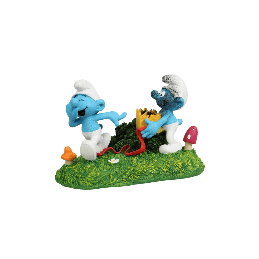 Schlümpfe mit Witzboldschlumpf Figur