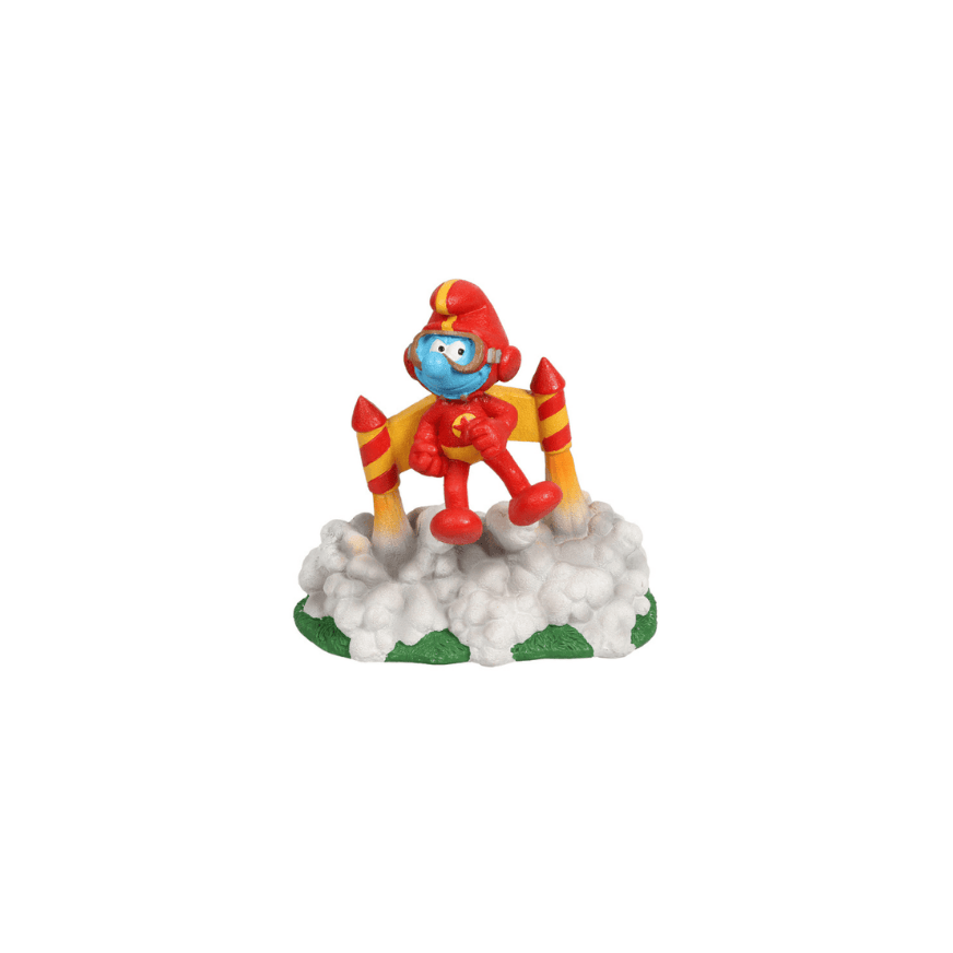 Schlumpf mit Jetpack Figur