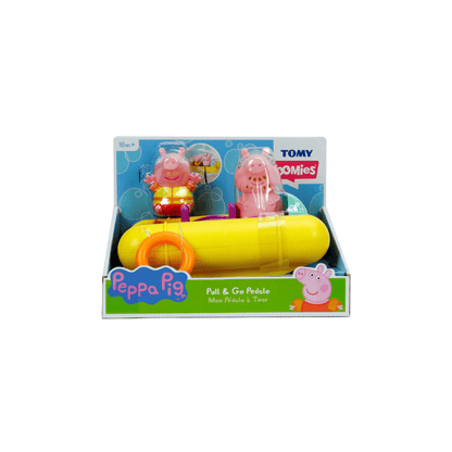 Tomy E73107 Peppa Wutz Pedalo mit Papa Wutz Badespielzeug