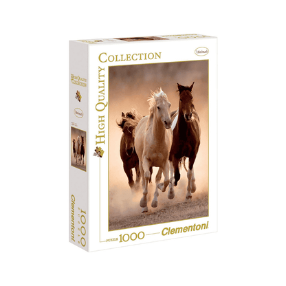 High Quality Collection 1000 Teile Puzzle Running horses
