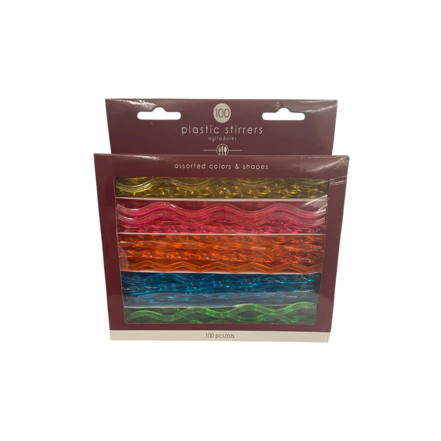 Amscan 95777 Kunststoffrührer / Cocktail Stäbchen