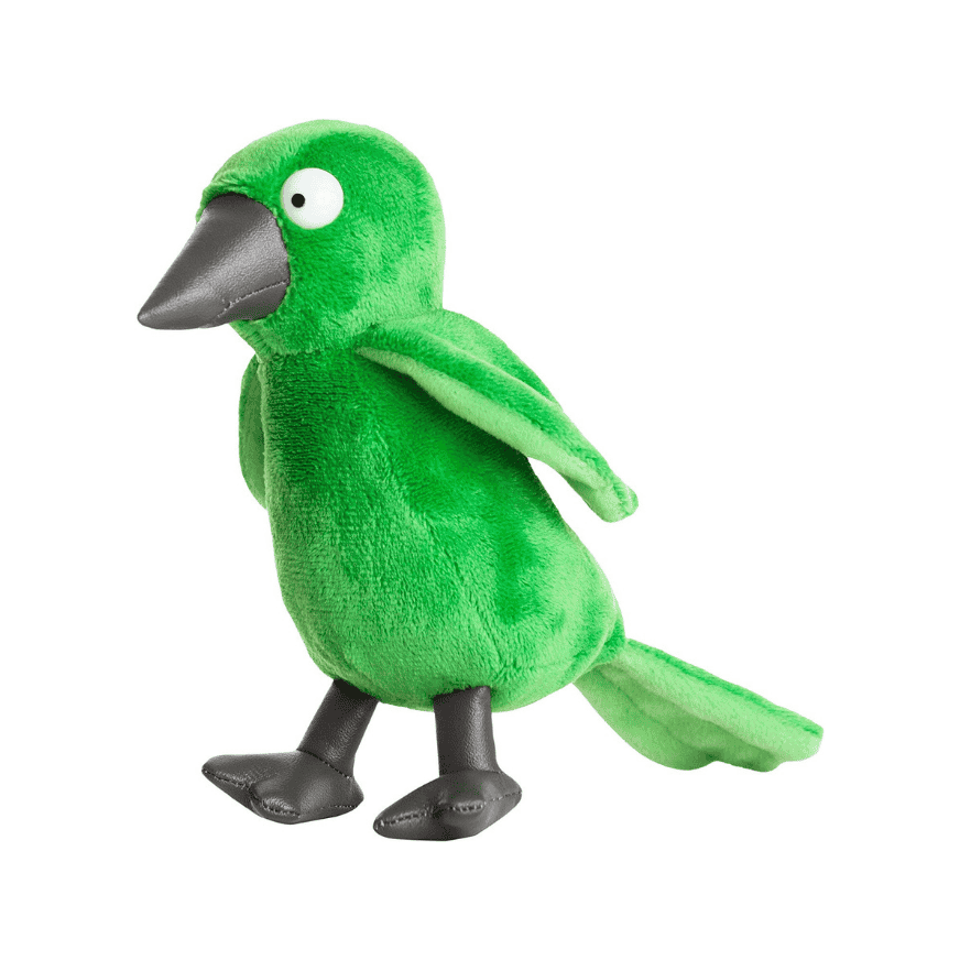 ROTB Vogel grün ca. 18cm Plüschfigur